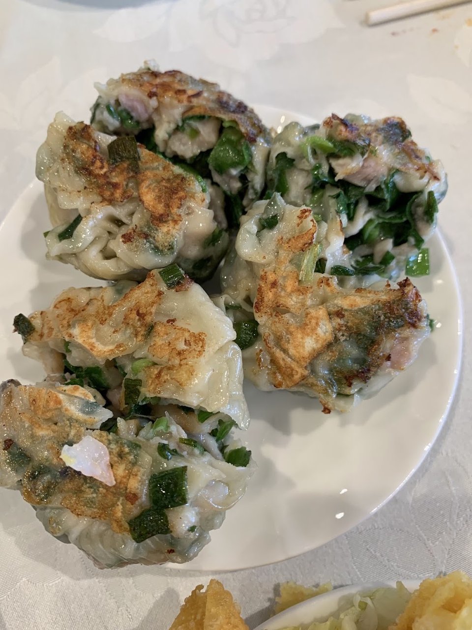 Steamed Chives Gow