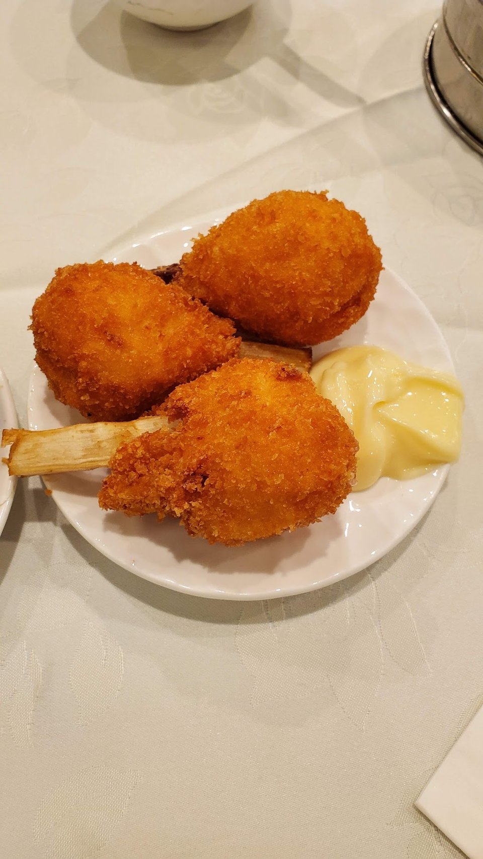 Deep Fried Stuffed Sugar Cane